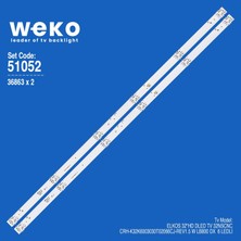 Weko 32NSCNC 36863 32'' Inç 2 Adet Tv LED Bar Takım