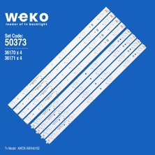 Weko AWX40102 36170/36171 40'' Inç 8 Adet Tv LED Bar Takım