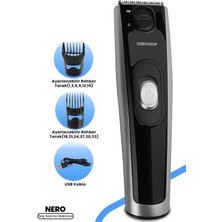 Özgürce Şarjlı Ayarlanabilir Paslanmaz Çelik Saç Kesme Makinesi