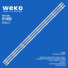 Weko 43UN265T 37133 43'' Inç 3 Adet Tv LED Bar Takım