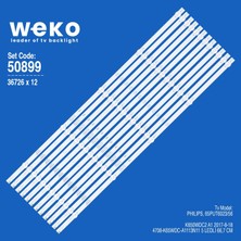 Weko 65PUT6023/56 K650WDC2 A1 65'' Inç 12 Adet Tv LED Bar Takım