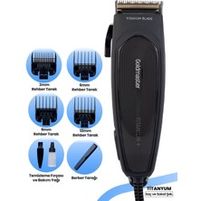 Özgürce Titanyum Ayarlanabilir Saç ve Sakal Kesme Makinesi