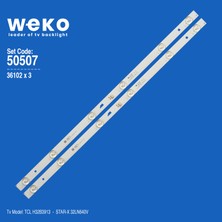 Weko H32B3913 32LN640V 36102 32'' Inç 3 Adet Tv LED Bar Takım