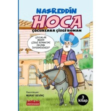 Bordo Ressam Nasrettin Hoca Çocuklar Için Çizgi Roman Seti 3 Kitap