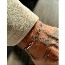 Wind Silver Unisex Kelepçe Bileklik 925 Ayar Gümüş