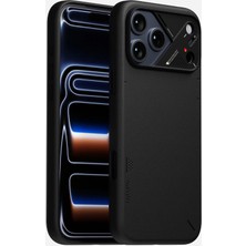 Aulumu iPhone 17 Pro Max Uyumlu MagSafe Özellikli A17 Vegan Deri Kılıf - Isı Göstergeli - Soğutmalı