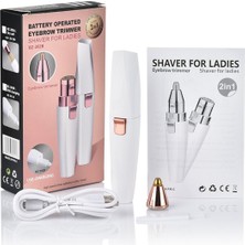 Özgürce Kadın Vücut ve Yüz Tıraş Makinesi 2'li Set, Pratik ve Güvenli Kullanım