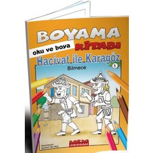 Bordo Ressam Hacivat Ile Karagöz Bilmece Bildirmece Boyama Kitabı