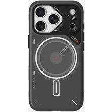 Aulumu iPhone 17 Pro Uyumlu Karanlıkta Hafif Parıldayan Magsafe Özellikli A17 Frosted Kılıf