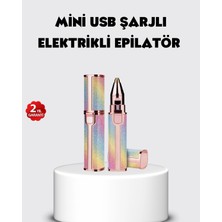 Özgürce Taşınabilir USB Şarjlı Kaş ve Yüz Tüy Alma Cihazı