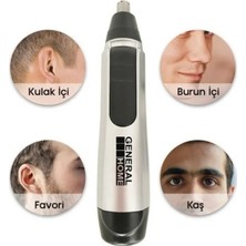 Özgürce Pratik Burun ve Kulak Tüy Kesim Cihazı, Pilli, Profesyonel Bakım Aleti