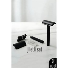 Özgürce Iki Adet Siyah Plastik Tıraş Aleti, Ergonomik Saplı, Manuel Kullanım