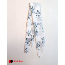 Redi Ridi Beyaz Desenli Fular MODEL.4132