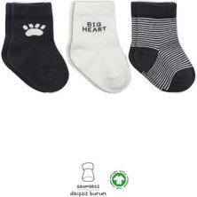 SHC4200 Mey Ithalat® Nessiworld 3'lü Penye Soket Çorap BS10110 Antrasit