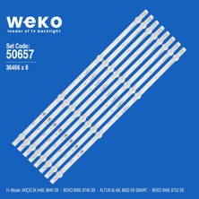 Weko A49L 8840 5b 36466 49'' Inç 8 Adet Tv LED Bar Takım