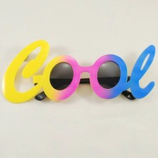 SHC4200 Mey Ithalat® Cool Yazılı Rengarenk Parti Gözlüğü 21X8 cm