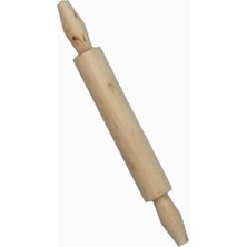 Braventa Collection Ulu Ahşap Woomod Sabit Merdane Oyun Hamuru Kurabiye 16 cm
