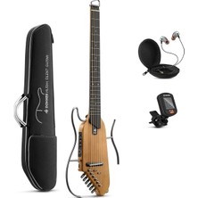 Delixa Ortega Guitars Tourplayer Deluxe Rtpdlx-Aca Elektro Klasik Gitar (Acacia Burst)