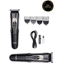 Özgürce Siyah Pro Şarjlı Saç ve Sakal Tıraş Makinesi, Ense Kesim, Garantili