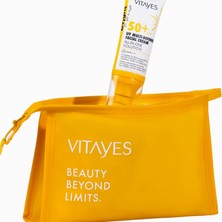 Braventa Collection Vıtayes Yüz Güneş Kremi SPF50 Çok Fonksiyonlu Yüksek Uv Koruma Yaşlanma Karşıtı Nemlendirme Cilt Bak