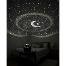 Starseven Fişli Yıldız Projektör Gece Lambası Müzikli