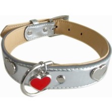 Braventa Collection Deri Boyun Kalp Desenli Tasma