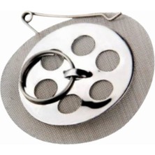 Braventa Collection Demlik Içi Sök Tak Çay Süzgeci Pratik ve Ergonomik Tekrar Kullanılabilir Çay Süzeği 1 Adet Paslanmaz