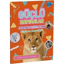 Braventa Collection Güçlü Hayvanlar - Çıkartmalı Aktivite Kitabı (Kapak Değişebilir)