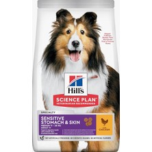 Delixa Hill's Scıence Plan Hassas Deri & Mide Yetişkin Orta Irk Tavuklu Köpek Maması 14 kg