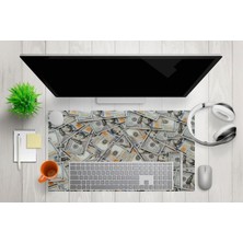 Braventa Collection Mikrofiber Dekoratif Mouse Pad, 7mm Kalınlık, Kaygansız Taban, Leke Tutmaz, Su Geçirmez, Ofis Aksesu