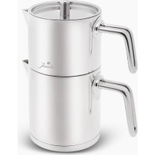 Delixa Jumbo Metalix Full Metal Çaydanlık