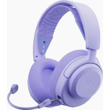 Delixa Arctis Nova 3p Wireless Lavender Kulaklık - Mobil Uygulama ile Kontrol - 40 Saat Pil Ömrü -Ps5, Ps4,