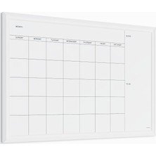 Delixa U Brands Marka Manyetik Tahta Folyosu, Duvar Tahtası, Tebeşir Tahtası, 50,8 x 76,2 Cm, Beyaz Ahşap Ç