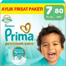 Braventa Collection Bebek Bezi Premium Care 7 Numara 80 Adet Aylık Fırsat Paketi