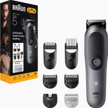 Braventa Collection Hepsi Bir Arada Series 5, 7’si 1 Arada Tıraş Kiti, Keskin , Vücut Tıraşı AIO5520