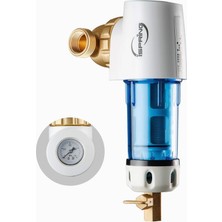 Delixa Ispring WSP50GR Yeniden Kullanılabilir Spin Down Sediment Su Filtresi, Dahili Muhafaza Kazıyıcılı 50