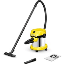 Delixa Kärcher Wd 2 S V-15/4/18 Islak Kuru Elektrikli Süpürge,üfleme Fonksiyonlu, 1000 W, 15 L