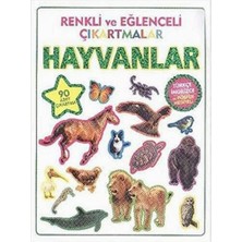 Braventa Collection Renkli ve Eğlenceli Çıkartmalar Hayvanlar: (Türkçe Ingilizce ve Poster Hediyeli - 90 Adet Çıkartma)