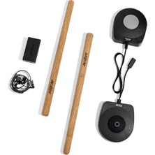 Delixa Aeroband Elektronik Davul Seti Pocketdrum2 Max (2025 Versiyonu), Hava Davul Çubukları ve Pedallar ve