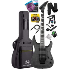 Braventa Collection Maxword Grade Gray Rosewood Klavye Hh Yüksek Kaliteli Floyde Rose Elektro Gitar