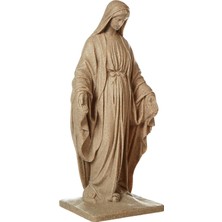 Delixa Emsco Group Meryem Ana Heykeli - Doğal Kumtaşı Görünümü - Reçineden Yapılmış - Hafif - 86 cm Yüksekl