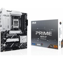 Delixa Prime X870-P Anakart Amd Atx, 14+2+1(80A) Güç Desteği, Pcıe 5.0 X16 Nesil Gpu Uyumu, 4x M.2, Ddr5, P