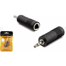 Nusrat Bilişim Hadron HDX1331 3.5mm To 6.5mm F Çevirici Siyah