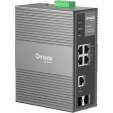 Nusrat Bilişim Omada Tp-Link IES206GPP 6 Port Gigabit Endüstriyel Yönetilen Switch, 3 Port Poe+ 1 Port Poe++