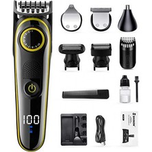 Shopwave 5in1 Fonksiyonlu Turbo Motorlu Saç Sakal Kesme Tıraş Makinesi Burun Kulak Ense Favori Tüm Vücut (5047)
