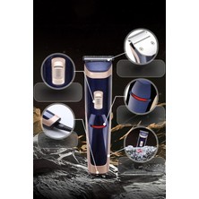 Özgürce Çok Amaçlı Profesyonel Sessiz Şarjlı Tıraş Makinesi, 4 Başlık