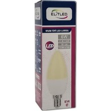 Nusrat Bilişim Elitled Mum Sarı Ampul 6W