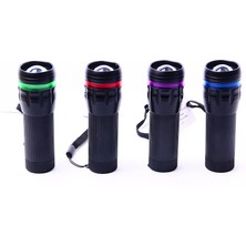 Skygo Özel Güvenlikler Için Menzilli Zoomlu Pilli El Feneri Dayanıklı