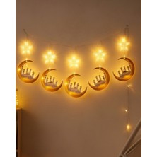 Epilons Ev Içi Ramazan LED Aydınlatma Saçağı 3 Metre Şık Tasarım
