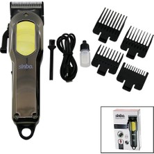 Shopwave Kesim Ayar Mandallı USB Şarjlı - LCD Göstergeli Saç Kesme Traş Makinesi Gövde Krom Kaplama SHC-4396 (5047)